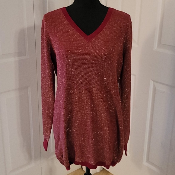 BCBG Paris Tops - ☆ BCBG ☆ NWT Sparkled Sweater Tunic Large